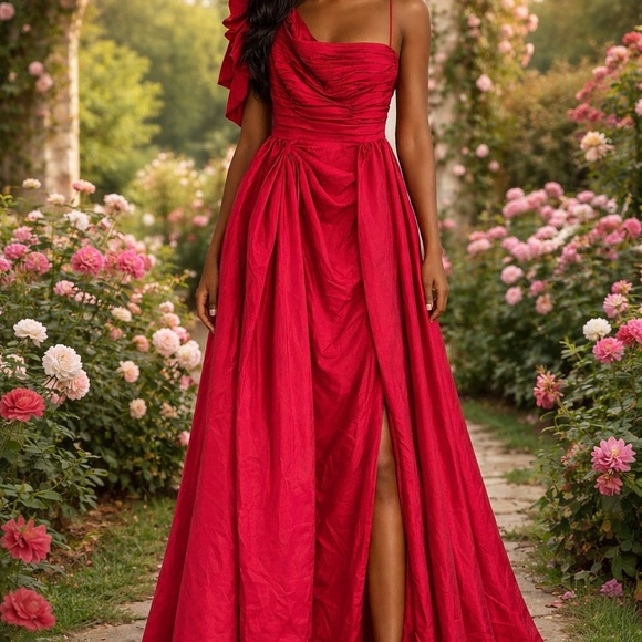 Mac Duggal Dresses & Skirts - IEENA for Mac Duggal One Shoulder Red Gown. Prom perfect #11312